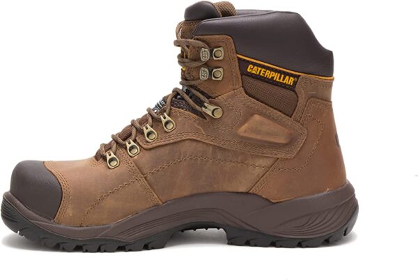 Caterpillar Men's Diagnostic Hi Waterproof Thinsulate Steel Toe Work Boot Dark Beige P89940 - Image 7