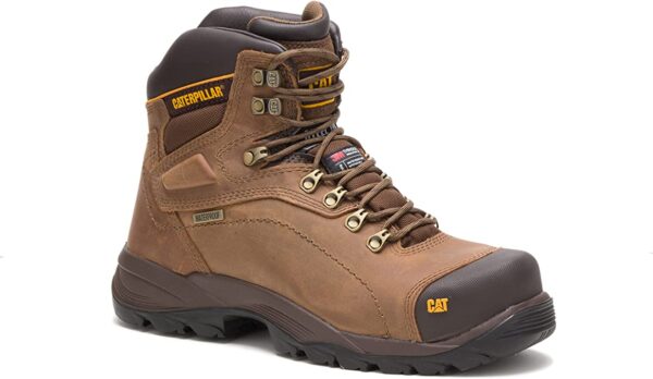 Caterpillar Men's Diagnostic Hi Waterproof Thinsulate Steel Toe Work Boot Dark Beige P89940 - Image 6