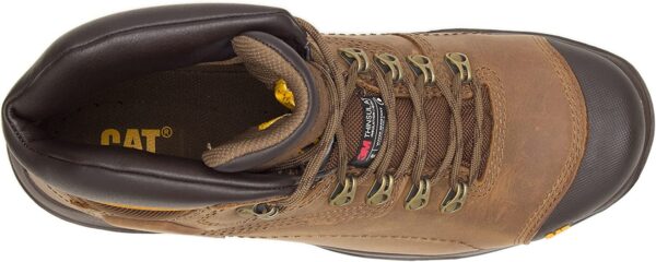 Caterpillar Men's Diagnostic Hi Waterproof Thinsulate Steel Toe Work Boot Dark Beige P89940 - Image 3