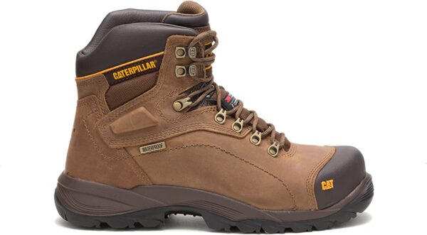 Caterpillar Men's Diagnostic Hi Waterproof Thinsulate Steel Toe Work Boot Dark Beige P89940 - Image 2