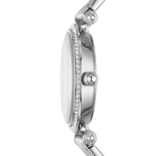 Fossil Quartz Crystal Silver Dial - Image 2