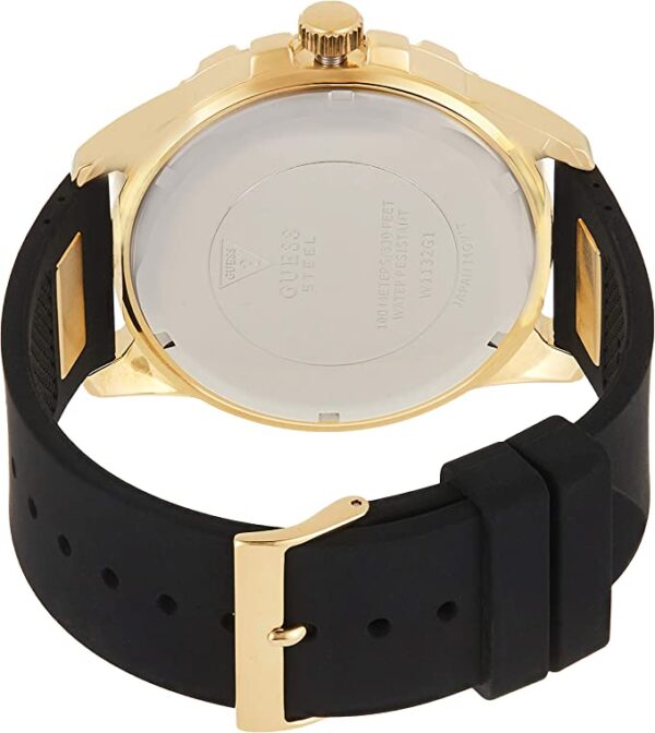 Guess Frontier Quartz Crystal Black Dial - Image 3