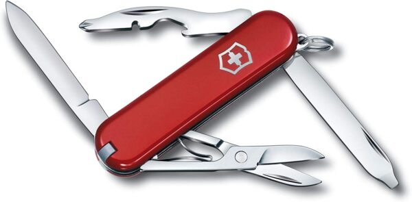 Victorinox Swiss Army Rambler Red Pocket Knife - 10 Tools - Image 2