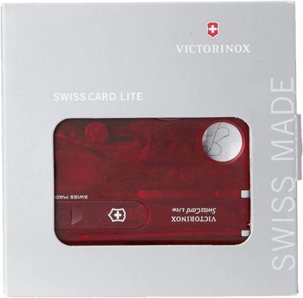 Victorinox Swiss Army Card Lite Red Transparent - Image 6