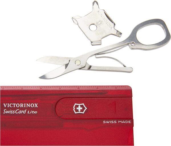 Victorinox Swiss Army Card Lite Red Transparent - Image 4