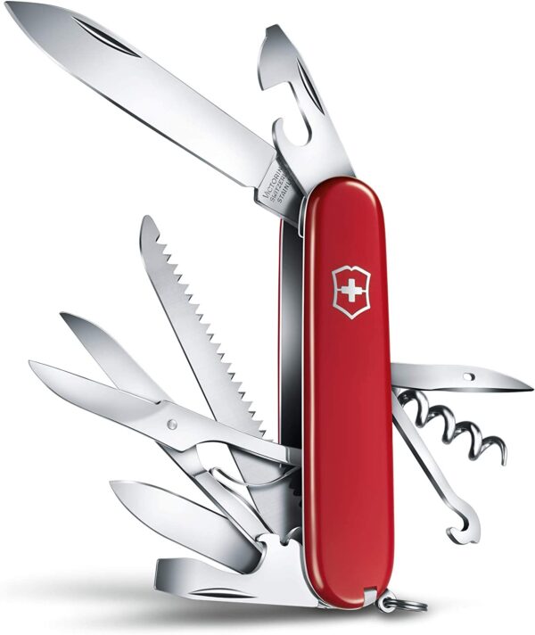 Victorinox Swiss Army Huntsman Pocket Knife Red - Image 2