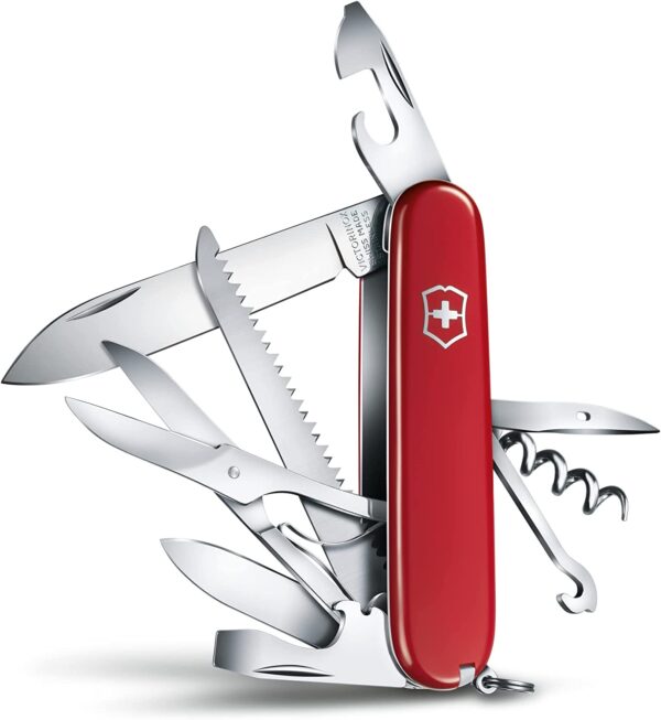 Victorinox Swiss Army Huntsman Pocket Knife Red - Image 4