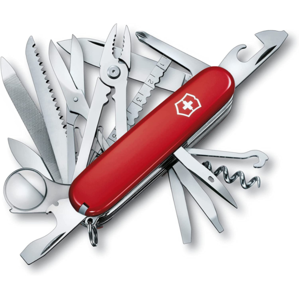 Victorinox Swiss Army SwissChamp Pocket Knife Red