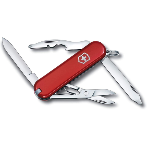 Victorinox Swiss Army Rambler Red Pocket Knife - 10 Tools