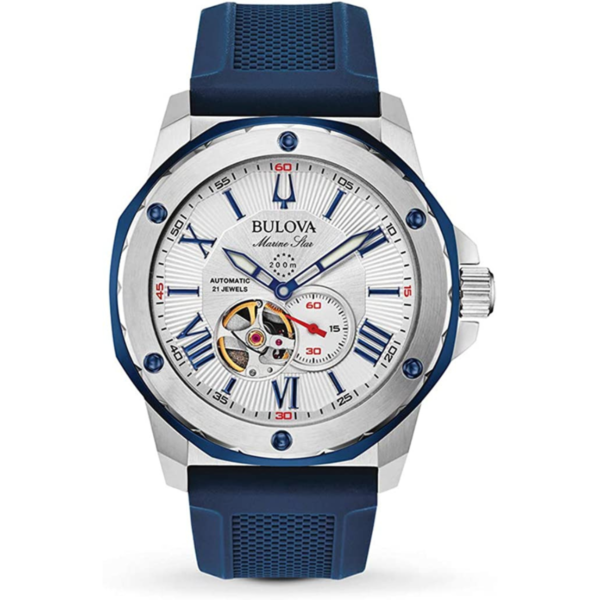 Bulova Marine Star Automatic Silver White Dial